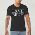 67 History Meme Six Seven Bruh History Teacher Men's V-Neck T-Shirt, novelty gifts, funny gifts