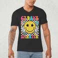 67th Day Of School Shirt 67 Days Smarter Teacher Boy Girls Men's V-Neck T-Shirt, novelty gifts, funny gifts