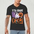 7th Grade Boo Crew Teacher Student Halloween Costume Men's V-Neck T-Shirt, novelty gifts, funny gifts