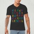 ABC Sign Language Chart Teacher Hand Letter Alphabet ASL Men's V-Neck T-Shirt, novelty gifts, funny gifts ABC Sign Language Chart Teacher Hand Letter Alphabet ASL Men's V-Neck T-Shirt, novelty gifts, funny gifts