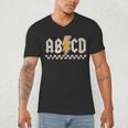 ABCD Back In Class First Day Back To School Teacher Student Men's V-Neck T-Shirt, novelty gifts, funny gifts ABCD Back In Class First Day Back To School Teacher Student Men's V-Neck T-Shirt, novelty gifts, funny gifts