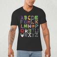 ABCs Alphabet Halloween Learning Kindergarten Teachers Men's V-Neck T-Shirt, novelty gifts, funny gifts ABCs Alphabet Halloween Learning Kindergarten Teachers Men's V-Neck T-Shirt, novelty gifts, funny gifts