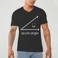 Acute Angle Cute Math Teacher Men's V-Neck T-Shirt, novelty gifts, funny gifts