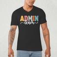 Admin Team Back To School Teachers Students Admin Squad Men's V-Neck T-Shirt, novelty gifts, funny gifts