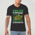 AG Teacher English Is Important But Agriculture Teacher Men's V-Neck T-Shirt, novelty gifts, funny gifts