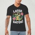 Alligator Later Gator Teacher Summer Last Day Fun Men's V-Neck T-Shirt, novelty gifts, funny gifts