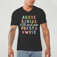Alphabet ABC Elemeno Teacher Student Back To School Men's V-Neck T-Shirt, novelty gifts, funny gifts Alphabet ABC Elemeno Teacher Student Back To School Men's V-Neck T-Shirt, novelty gifts, funny gifts