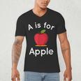 A Is For Apple Toddler Kindergarten Preschool Teacher Men's V-Neck T-Shirt, novelty gifts, funny gifts A Is For Apple Toddler Kindergarten Preschool Teacher Men's V-Neck T-Shirt, novelty gifts, funny gifts