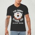 Art Teacher Halloween Donut Lover Costume Kawaii Monster Men's V-Neck T-Shirt, novelty gifts, funny gifts