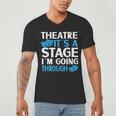 Theater Teacher Drama Teacher Theater Nerd Actor Men Women Kids Men's V-Neck T-Shirt, novelty gifts, funny gifts