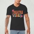 Theatre Vibes Teacher Man Women Youth Auditorium Concert Tee Men's V-Neck T-Shirt, novelty gifts, funny gifts