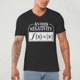 Avoid Negativity Math Teacher Men's V-Neck T-Shirt, novelty gifts, funny gifts