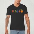 Back To School Cute Hungry Lover Fruits Teacher Men's V-Neck T-Shirt, novelty gifts, funny gifts Back To School Cute Hungry Lover Fruits Teacher Men's V-Neck T-Shirt, novelty gifts, funny gifts