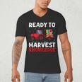 Back To School Teacher Farming Tractor Farmer Kids 100th Day Men's V-Neck T-Shirt, novelty gifts, funny gifts Back To School Teacher Farming Tractor Farmer Kids 100th Day Men's V-Neck T-Shirt, novelty gifts, funny gifts