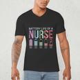 Battery Life Of A Nurse School Teacher Appreciation Men's V-Neck T-Shirt, novelty gifts, funny gifts Battery Life Of A Nurse School Teacher Appreciation Men's V-Neck T-Shirt, novelty gifts, funny gifts