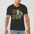 Beauty Teacher Take Chances Make Mistakes Get Messy Men's V-Neck T-Shirt, novelty gifts, funny gifts Beauty Teacher Take Chances Make Mistakes Get Messy Men's V-Neck T-Shirt, novelty gifts, funny gifts