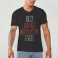 Best Karate Instructor Ever Martial Arts Teacher Sensei Men's V-Neck T-Shirt, novelty gifts, funny gifts