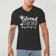 Blessed Teacher For Men Women Kids Men's V-Neck T-Shirt, novelty gifts, funny gifts Blessed Teacher For Men Women Kids Men's V-Neck T-Shirt, novelty gifts, funny gifts