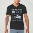 Blues Music Band Lover Vintage Guitar Teacher Blues Men's V-Neck T-Shirt, novelty gifts, funny gifts Blues Music Band Lover Vintage Guitar Teacher Blues Men's V-Neck T-Shirt, novelty gifts, funny gifts