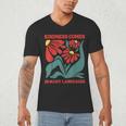 Boho Flower ESL Teacher Kindness Comes In Many Languages Men's V-Neck T-Shirt, novelty gifts, funny gifts