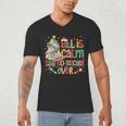 Book Tree All Is Calm Said No Teacher Ever Christmas Men's V-Neck T-Shirt, novelty gifts, funny gifts Book Tree All Is Calm Said No Teacher Ever Christmas Men's V-Neck T-Shirt, novelty gifts, funny gifts