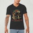All Booked For Christmas Christmas Book Tree For Teacher For Men Women Kids Men's V-Neck T-Shirt, novelty gifts, funny gifts All Booked For Christmas Christmas Book Tree For Teacher For Men Women Kids Men's V-Neck T-Shirt, novelty gifts, funny gifts