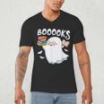 Books Halloween Librarian Teacher Reader Reading Book Lover Men's V-Neck T-Shirt, novelty gifts, funny gifts