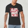Bow Strawberry Kindergarten Is My Jam Teacher Kinder Team Men's V-Neck T-Shirt, novelty gifts, funny gifts