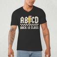 Boys Girls Teachers Rock Back To School ABCD Back In Class Men's V-Neck T-Shirt, novelty gifts, funny gifts Boys Girls Teachers Rock Back To School ABCD Back In Class Men's V-Neck T-Shirt, novelty gifts, funny gifts