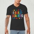 I Build Leaders Bricks Building Blocks Teacher Brick Builder Men's V-Neck T-Shirt, novelty gifts, funny gifts