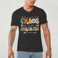 Some Call It Chaos We Call It 3rd Grade Third Grade Teachers Men Women Kids Men's V-Neck T-Shirt, novelty gifts, funny gifts