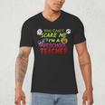 You Can't Scare Me I'm A Preschool Teacher Halloween Men's V-Neck T-Shirt, novelty gifts, funny gifts