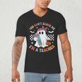 You Can't Scare Me I'm A Teacher Ghost Happy Halloween Men's V-Neck T-Shirt, novelty gifts, funny gifts You Can't Scare Me I'm A Teacher Ghost Happy Halloween Men's V-Neck T-Shirt, novelty gifts, funny gifts