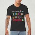 You Can't Scare Me I Teach Middle School Teacher For Men Women Men's V-Neck T-Shirt, novelty gifts, funny gifts