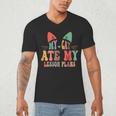 My Cat Ate My Lesson Plans Teacher Sarcastic Men's V-Neck T-Shirt, novelty gifts, funny gifts