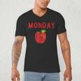 Caterpillar Friday Fruit Kindergarten Teacher Men Women Kids Men's V-Neck T-Shirt, novelty gifts, funny gifts