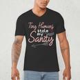 Childcare Provider Daycare Teacher Stole My Sanity Men's V-Neck T-Shirt, novelty gifts, funny gifts