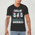 Chillin' With My Preschool Snowmies Teacher Christmas Men Women Kids Men's V-Neck T-Shirt, novelty gifts, funny gifts Chillin' With My Preschool Snowmies Teacher Christmas Men Women Kids Men's V-Neck T-Shirt, novelty gifts, funny gifts