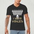Choir Teacher Shirt I Hear Voices Chorister Tee Men's V-Neck T-Shirt, novelty gifts, funny gifts