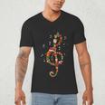 Christmas Musical Note Music Lover Teacher Sing Carols Jesus Men's V-Neck T-Shirt, novelty gifts, funny gifts Christmas Musical Note Music Lover Teacher Sing Carols Jesus Men's V-Neck T-Shirt, novelty gifts, funny gifts