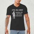 Civil War For History Buff & History Teachers For Men Women Girls Kids Men's V-Neck T-Shirt, novelty gifts, funny gifts Civil War For History Buff & History Teachers For Men Women Girls Kids Men's V-Neck T-Shirt, novelty gifts, funny gifts