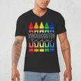 Colorful Crayon Kindergarten Team Tee For Teachers Students Men Women Kids Men's V-Neck T-Shirt, novelty gifts, funny gifts Colorful Crayon Kindergarten Team Tee For Teachers Students Men Women Kids Men's V-Neck T-Shirt, novelty gifts, funny gifts