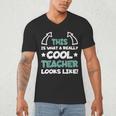 Cool Teacher Saying Teaching Student Men Women Men's V-Neck T-Shirt, novelty gifts, funny gifts Cool Teacher Saying Teaching Student Men Women Men's V-Neck T-Shirt, novelty gifts, funny gifts