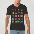 Counting 1-10 Learn To Count Number School Kids Teacher Men's V-Neck T-Shirt, novelty gifts, funny gifts Counting 1-10 Learn To Count Number School Kids Teacher Men's V-Neck T-Shirt, novelty gifts, funny gifts