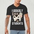Cow Teacher Lover Men's V-Neck T-Shirt, novelty gifts, funny gifts