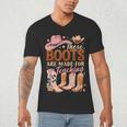 Cowboy Teacher These Boots Are Made-For Teaching School Men's V-Neck T-Shirt, novelty gifts, funny gifts Cowboy Teacher These Boots Are Made-For Teaching School Men's V-Neck T-Shirt, novelty gifts, funny gifts