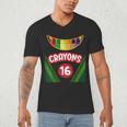 Crayon Box Fun Teacher Student Crayon Squad Halloween 2023 Men's V-Neck T-Shirt, novelty gifts, funny gifts Crayon Box Fun Teacher Student Crayon Squad Halloween 2023 Men's V-Neck T-Shirt, novelty gifts, funny gifts