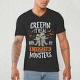 Creepin It Real Kindergarten Monsters Halloween Teacher Men's V-Neck T-Shirt, novelty gifts, funny gifts Creepin It Real Kindergarten Monsters Halloween Teacher Men's V-Neck T-Shirt, novelty gifts, funny gifts