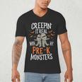 Creepin It Real Pre-K Monsters Halloween Preschool Teacher Men's V-Neck T-Shirt, novelty gifts, funny gifts Creepin It Real Pre-K Monsters Halloween Preschool Teacher Men's V-Neck T-Shirt, novelty gifts, funny gifts
