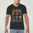 CTE Teacher CTE Crew When Will I Use This In Real Life Men's V-Neck T-Shirt, novelty gifts, funny gifts